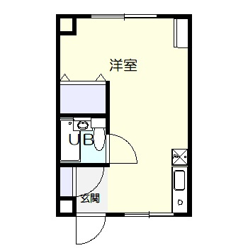 宿河原2丁目マンション（物件名なし）の間取り