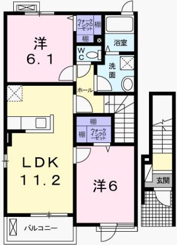 ペール・メゾンＡの間取り