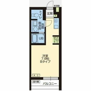 ＷＯＯＤ４東川口の間取り