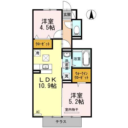 【間取り】 | セジュールリアンⅡ