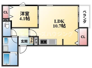 【間取り】 | （仮称）La-Crea豊中立花町