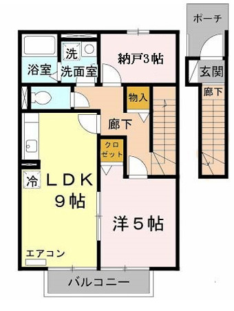 アネックス ハイブリッジＢ棟の間取り