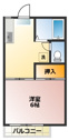 【間取り】 | 一人暮らしに最適な１Ｋ！