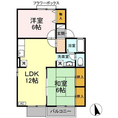 ロイヤルガーデン　壱番館の間取り