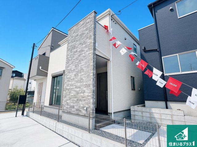 ■豊中市春日町　第4期　新築一戸建ての外観|お客様に長く安心して住んでいだだける事にこだわった家づくり！住んでからのアフターサービスにもしっかりと取り組んでいます！