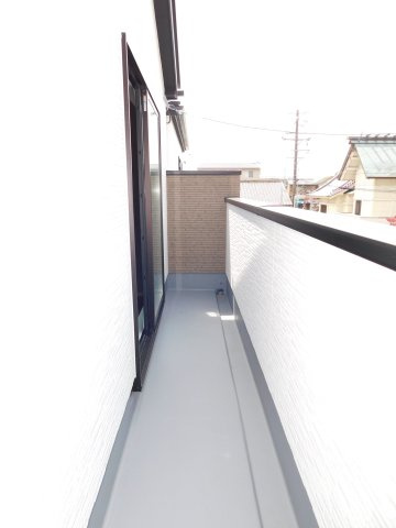 名古屋市中川区供米田３丁目の新築一戸建のバルコニー|◇バルコニー◇　　陽当り良好なワイドバルコニー♪　