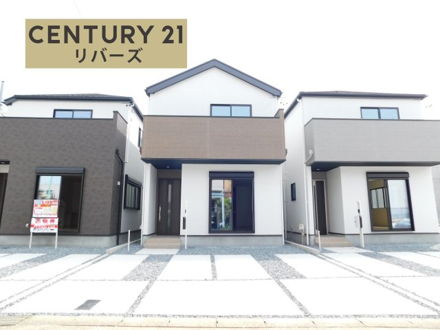名古屋市中川区供米田３丁目の新築一戸建の外観|☆３号棟☆　新価格！！いつでも見学出来ます♪（お問合せ当日、平日、水曜、夜間でもＯＫ）　近鉄「戸田」駅徒歩７分♪　駐車並列２台ＯＫ　ＷＩＣ+パントリー+カウンター付リビング２０．５帖　ＺＥＨ水準住宅！
