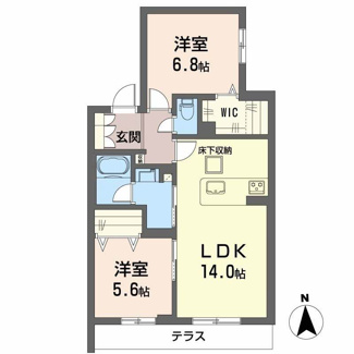 【間取り】 | シャーメゾンラフォレ