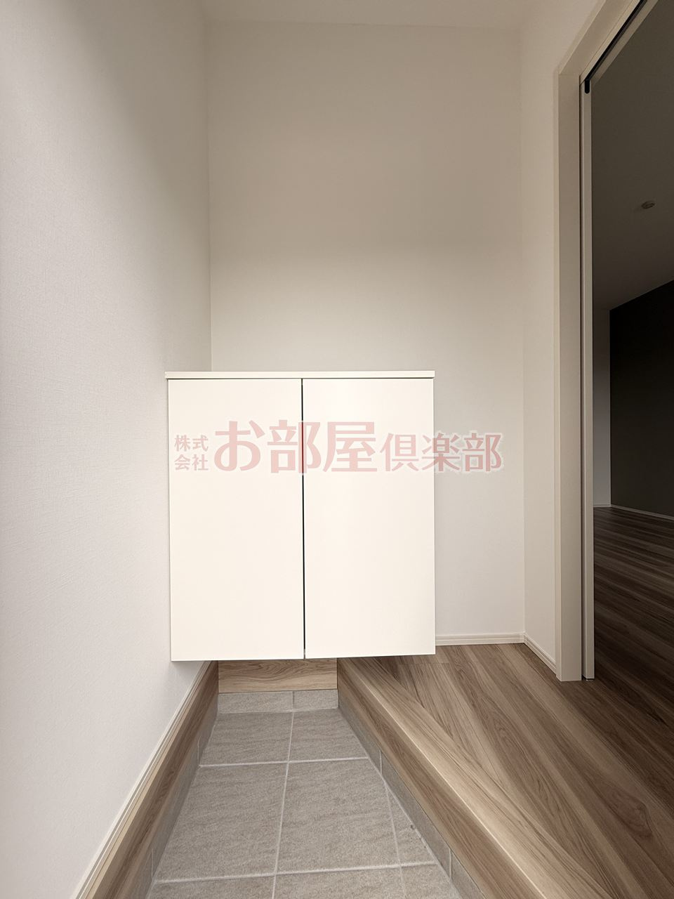 メゾングレイス上津の玄関|シンプルで使いやすい玄関です