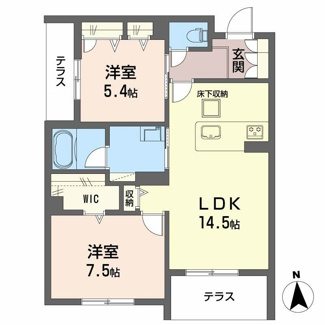 【間取り】 | シャーメゾンラフォレ