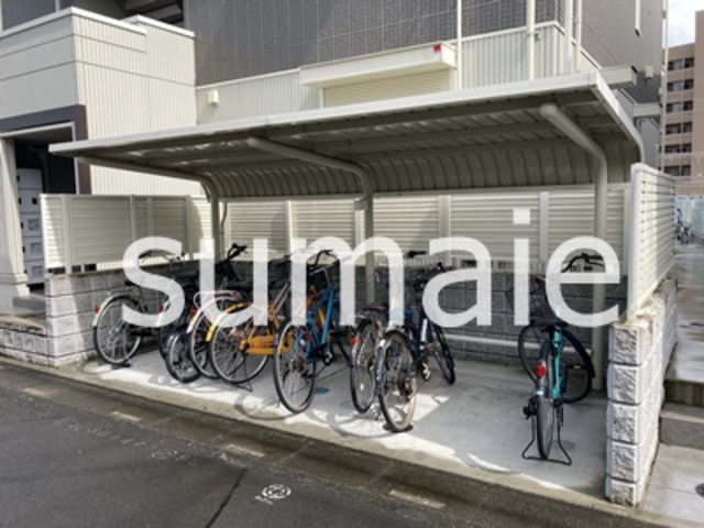 エクシー大宮のその他共用部分|敷地内駐輪場。