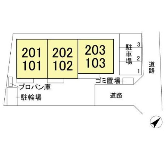 エトワール西大宮のその他|配置図です。