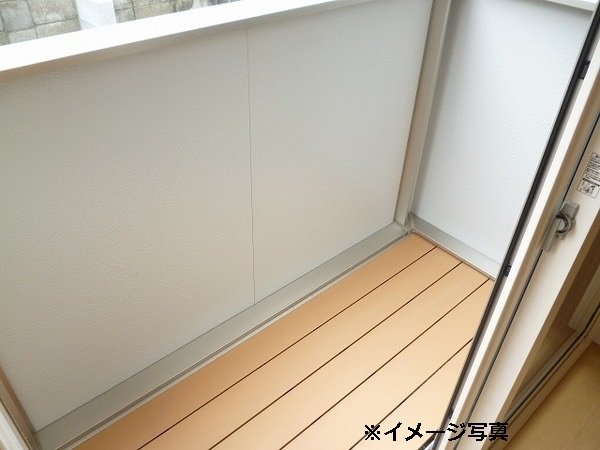 ウィル山崎のバルコニー