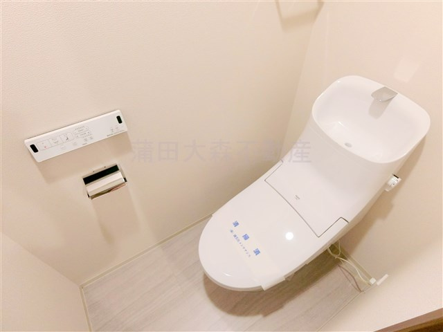 パラシオテルマス池上のトイレ|温水洗浄便座付きのトイレ