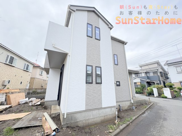 【サンスターホーム】あきる野市牛沼　新築省エネ住宅の外観
