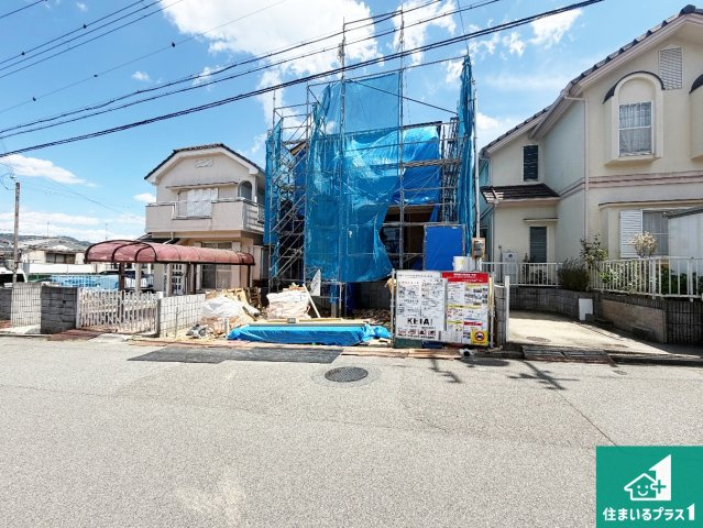 神戸市北区南五葉　第2期　新築一戸建ての外観|周辺は落ち着いた街並みの住宅地！子育てがしやすい住環境です！まだ未完成ですが、現地でしかわからない事もございます。是非一度ご覧ください。
