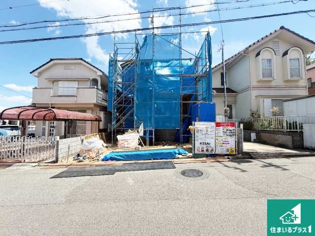 神戸市北区南五葉　第2期　新築一戸建ての外観|周辺は落ち着いた街並みの住宅地！子育てがしやすい住環境です！まだ未完成ですが、現地でしかわからない事もございます。是非一度ご覧ください。