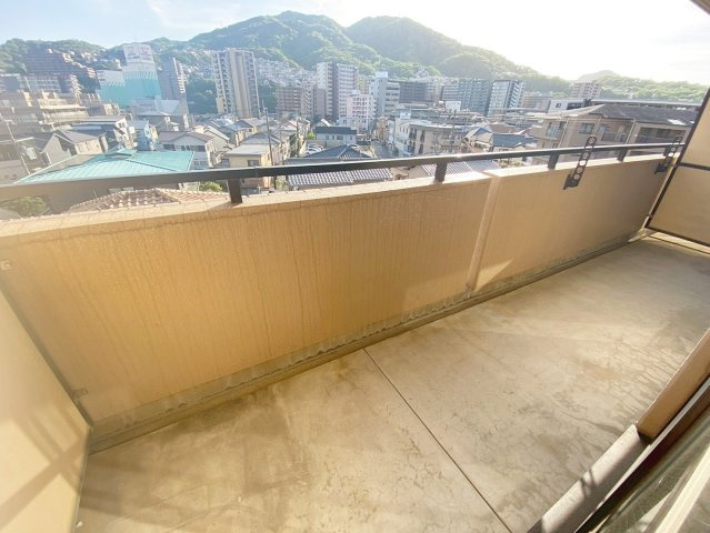 ボヌール宝塚のバルコニー