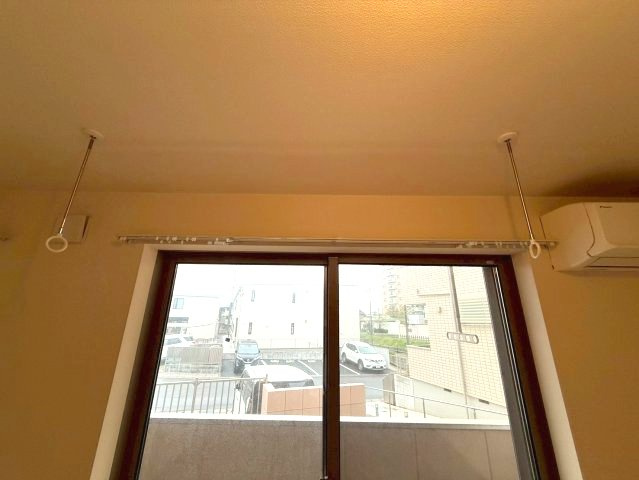 ルナの内装|室内物干しフック