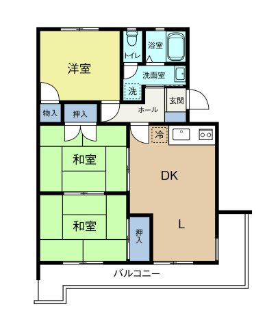 ハイツシャルマンⅠの間取り