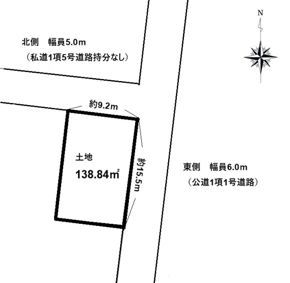 【土地図】 | 沼津市西間門　土地