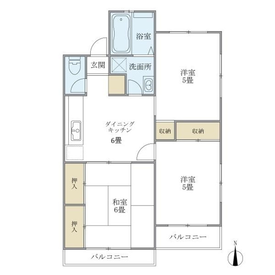 【間取り】 | ドミール久我山