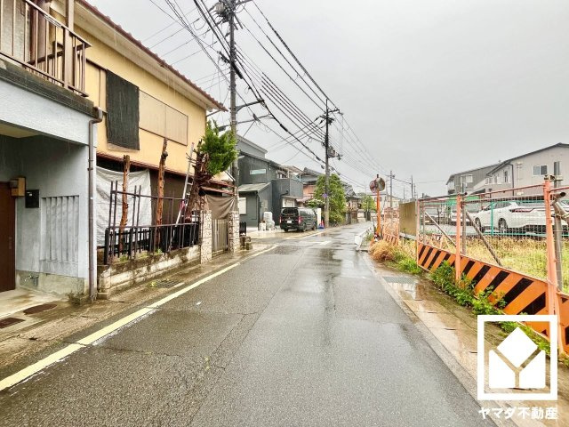伏見区横大路東裏町の前面道路含む現地写真|４月10日写真撮影
