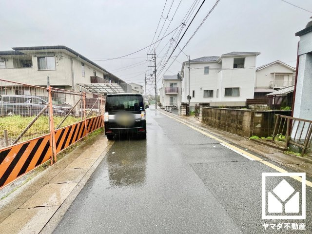 伏見区横大路東裏町の前面道路含む現地写真|４月10日写真撮影