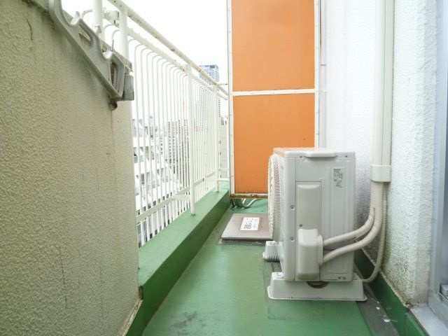 日興桜川ハイツのバルコニー