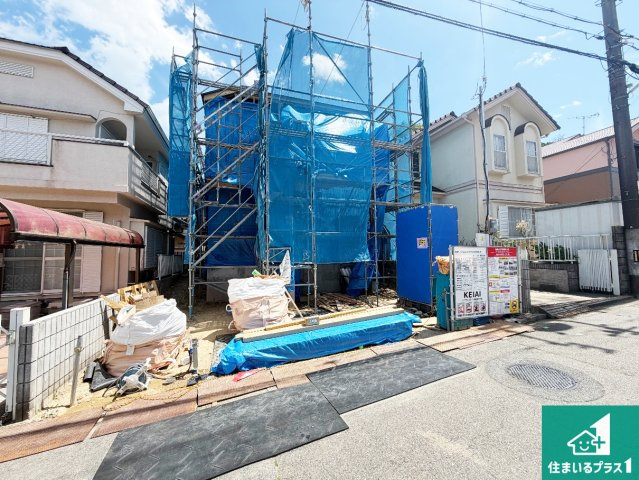 神戸市北区南五葉　第2期　新築一戸建ての外観|周辺は落ち着いた街並みの住宅地！子育てがしやすい住環境です！まだ未完成ですが、現地でしかわからない事もございます。是非一度ご覧ください。