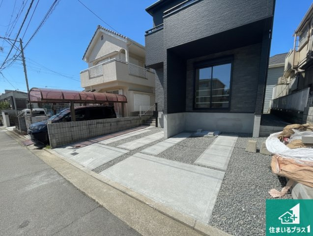5日(土)6日(日)現地ご見学可能！　神戸市北区南五葉　第2期　新築一戸建ての駐車場|駐車スペース！散水栓があるので、こまめに愛車を洗えます！