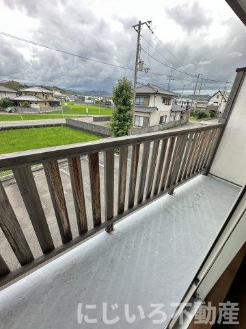 ハイツTOMINAGAのバルコニー