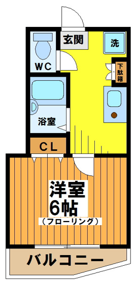 【間取り】 | ロッシュ笹塚
