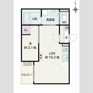 【間取り】 | Jack tatsumiⅠ