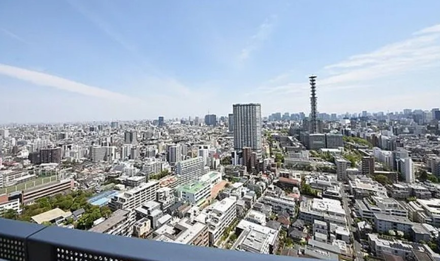 河田町ガーデン クラブフロアの展望