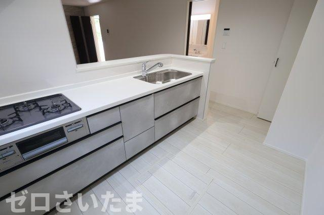 《仲介手数料無料》富士見市渡戸１丁目5-28新築一戸建てグラファーレのキッチン