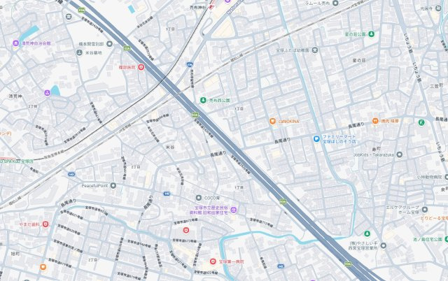 宝塚市売布　第1期　新築一戸建ての地図