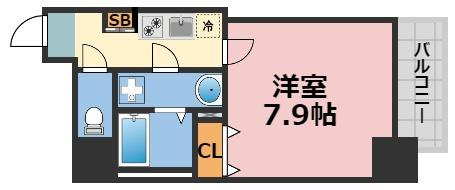エグゼ堺筋本町の間取り