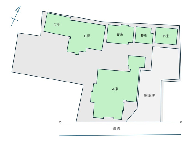 【区画図】 | 匝瑳市八日市場イ　店舗