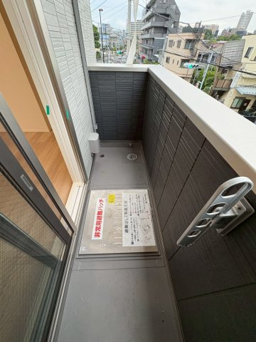 D-asset矢崎町のバルコニー