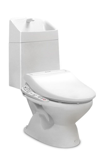 八戸市諏訪３丁目　二世帯住宅の内観：施工例|【同仕様写真】トイレは新品に交換いたします。