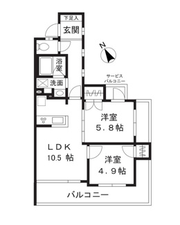 【間取り】 | 琳和ロイヤルコート