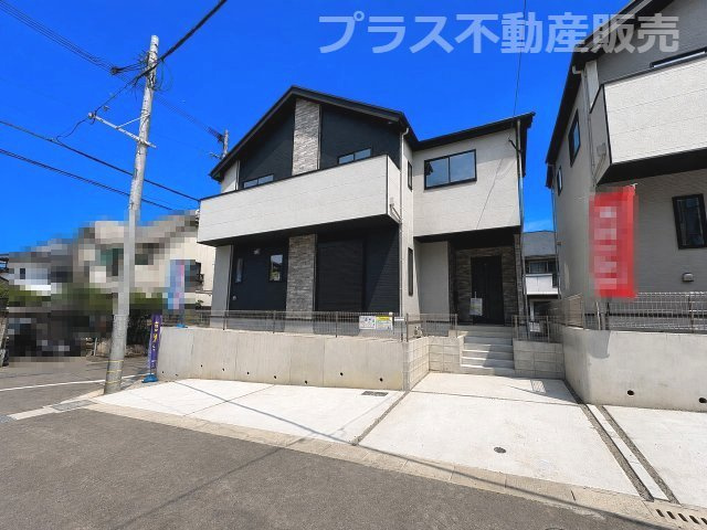【外観】 | 福岡市東区八田3丁目13期　1号棟（全6棟）【仲介手数料無料・0円】 | 完成しました。物件内部もご見学頂けます。プラス不動産販売にお任せ下さい。