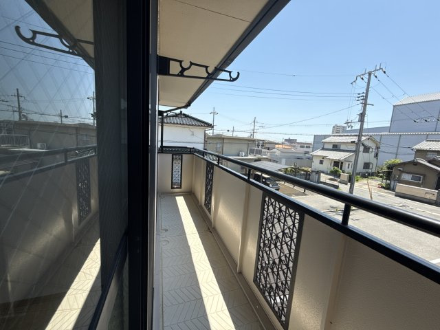 ガーデンハイツ　B棟のバルコニー