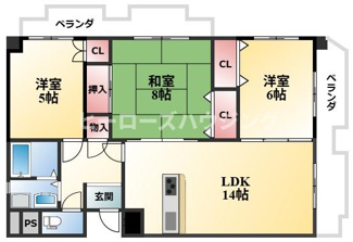 【間取り】 | レジデンス桜の町