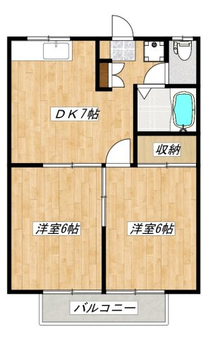 パインハイツの間取り|間取りです！