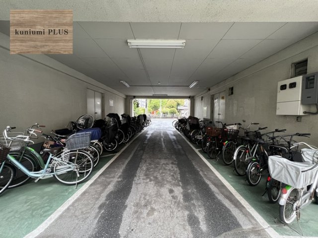 サンハイム中津の駐輪場