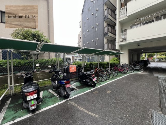 サンハイム中津の駐輪場