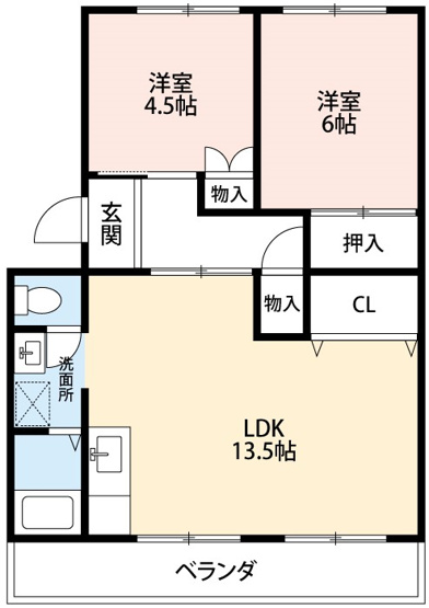 【間取り】 | CASAアペルタＩ