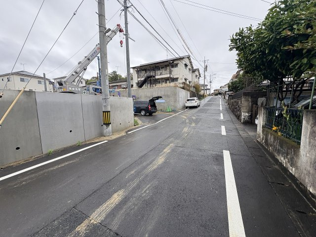 【その他】 | 福岡市東区八田3丁目13期　6号棟（全6棟）【仲介手数料無料・0円】 | 現地写真。前面道路です。